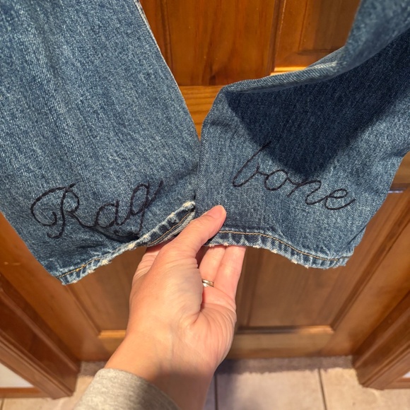 Rag & Bone X Boyfriend Embroidered Jeans Size 28 - Picture 4 of 11